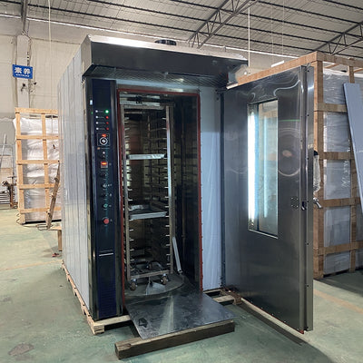 Commercial 16-Tray Rotary Rack Oven for Bakeries