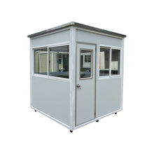 Cargar imagen en el visor de la galería, guard shack with ac and heating 6.5x6.5ft light gray