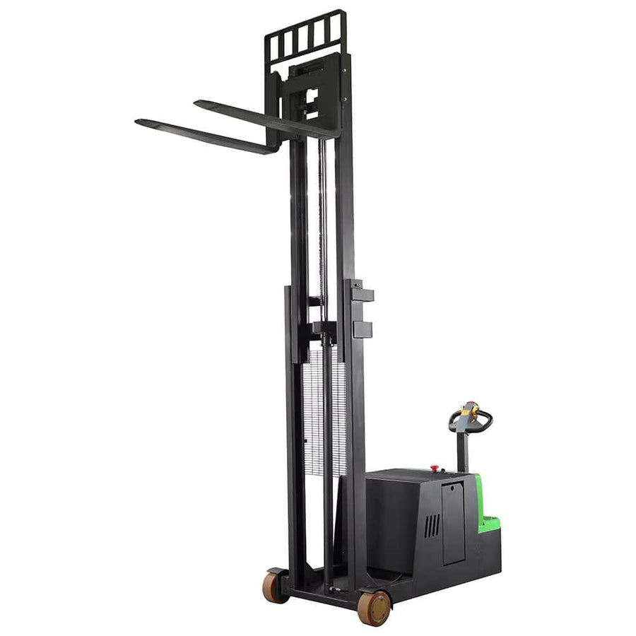 1.3 Ton Electric Pallet Stacker Forklift 11.5 ft Lift