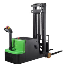 Cargar imagen en el visor de la galería, 1.3 Ton Electric Pallet Stacker Forklift 11.5 ft Lift