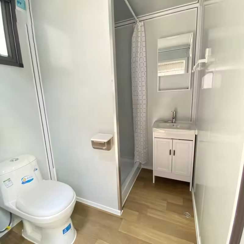 mobile shower room with toilet