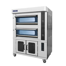Load image into Gallery viewer, Industrial 2 Deck Commercial Gas Oven 4 Trays Plus 8 Trays Proofer