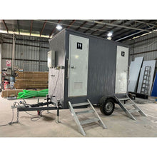 Load image into Gallery viewer, restroom trailer with shower 10ft