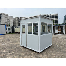 Cargar imagen en el visor de la galería, guard shack with ac and heating 6.5x6.5ft light gray