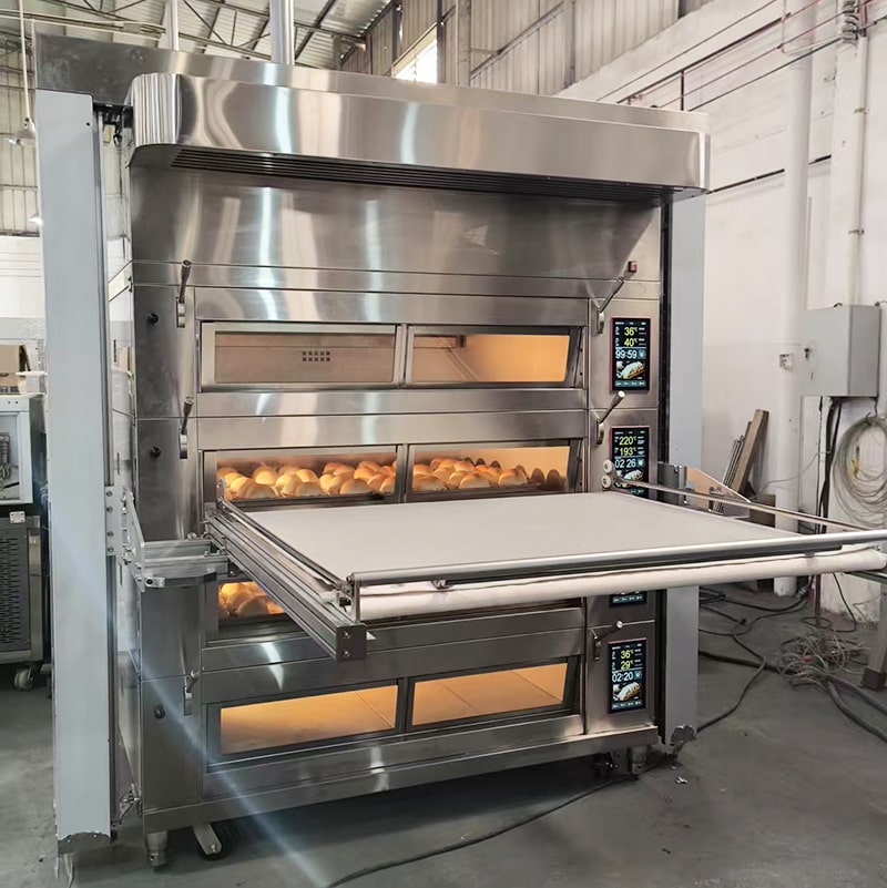 4-Deck 16-Tray European Electric Bakery Oven 380V