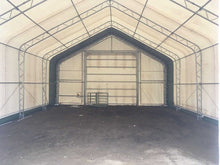 Load image into Gallery viewer, Double Truss Storage Shelter W30&#39;xL40&#39;xH20&#39; 450g PVC