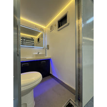 Carregar imagem no visualizador da galeria, 7 ft 2-Stall Restroom Trailer with Power Generator, Air Conditioning &amp; Heating