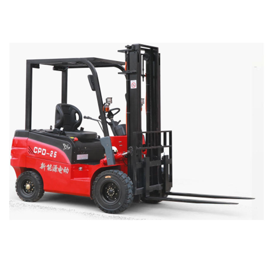 Electric Forklift 5500 lb Capacity 3m Lift Solid Tire