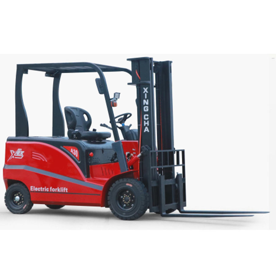 Electric Forklift 6600 lb Capacity 3m Lift Solid Tire