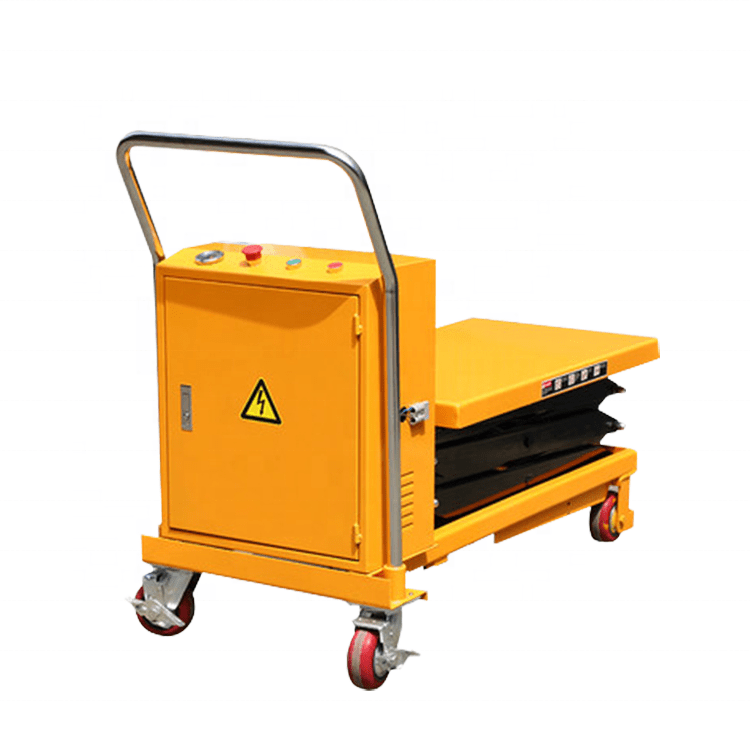 Electric Hydraulic Scissor Lift Table – 1000 kg Capacity Back View