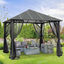 Charger l&#39;image dans la galerie, Hard Top Gazebo 10x10x9.5ft With Mosquito Nets