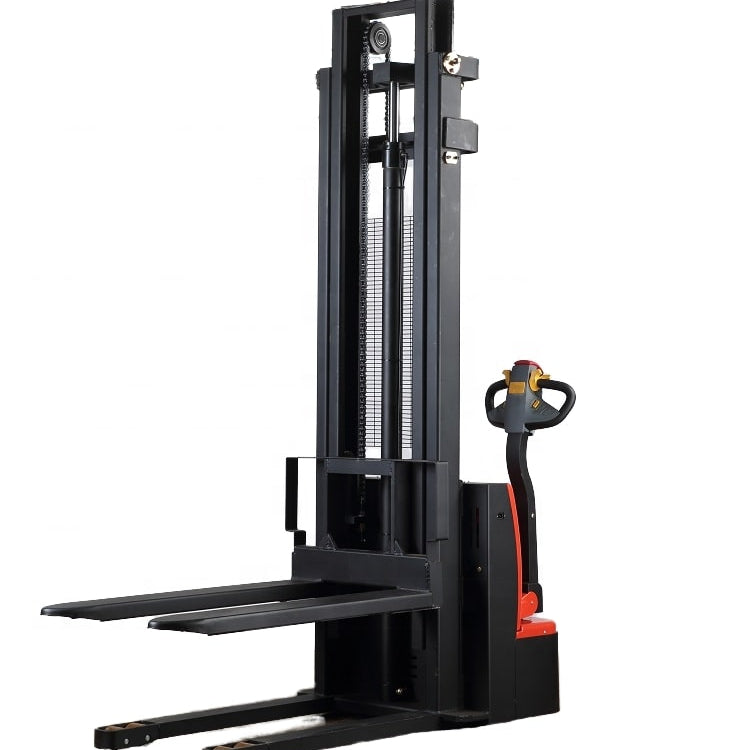 Heavy-Duty Electric Stand-On Pallet Jack Stacker 1.5T 11.5ft