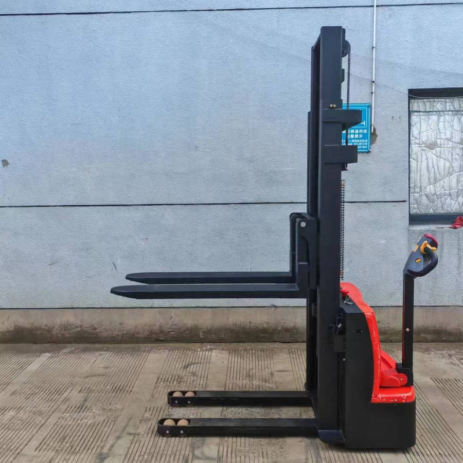 Heavy-Duty Electric Stand-On Pallet Jack Stacker 1.5T 11.5ft