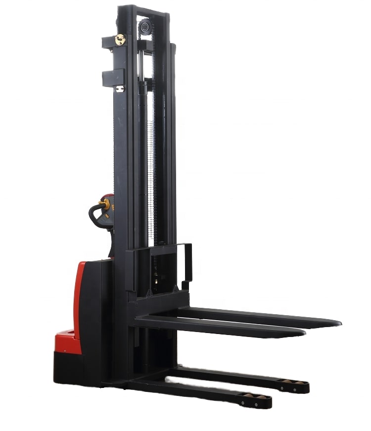 Heavy-Duty Electric Stand-On Pallet Jack Stacker 1.5T 11.5ft
