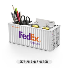 Carregar imagem no visualizador da galeria, Mini Shipping Container Pen Holder Desk Organizer