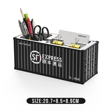 Carregar imagem no visualizador da galeria, Mini Shipping Container Pen Holder Desk Organizer
