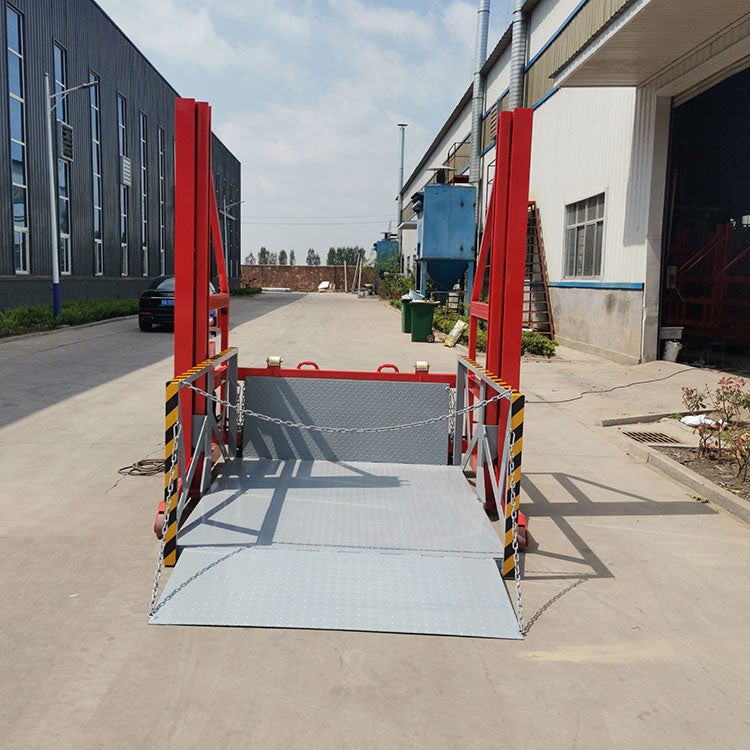 Mobile Hydraulic Container Loading Dock Ramp Lift