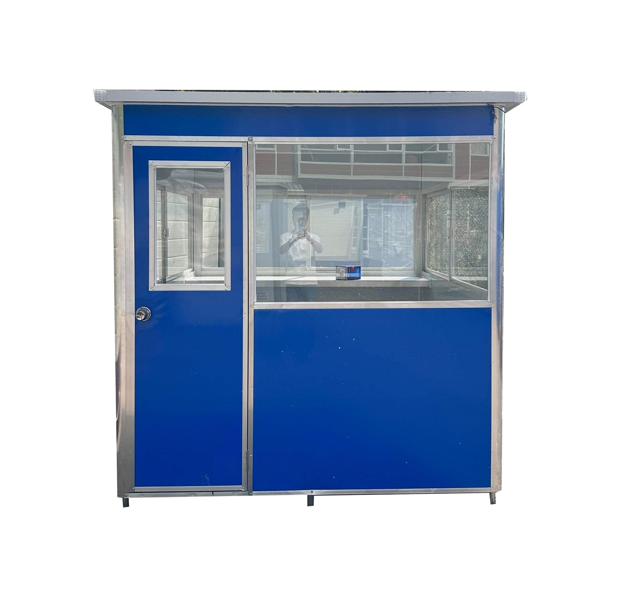 Container Security Booth Guard Booth For Sale With AC and Heating Function 6.5x6.5ft