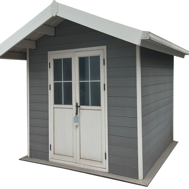 WPC Garden Shed with Gabled Roof 7×7ft