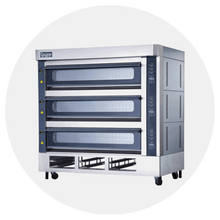 Load image into Gallery viewer, 3 Deck 9 Trays Commercial Electric Oven