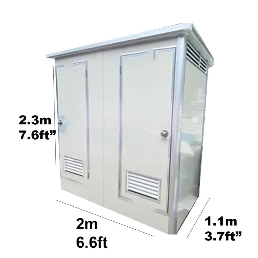 Dual Restroom L6.6xW3.7xH7.6ft