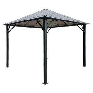Hard Top Gazebo 10x10x9.5ft With Mosquito Nets