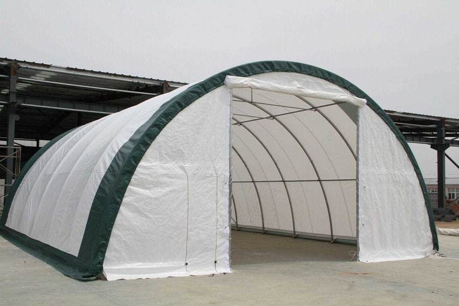 Single Truss Storage Building Shelter Fabric 30'x40'x15' PE 300g