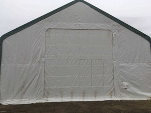 Storage Shelter Double Truss 30x40x20ft With Winch Doors 300g PE