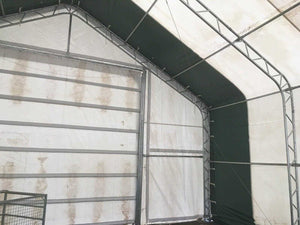 Single Truss Storage Shelter W20'xL20'xH12' 450g PVC