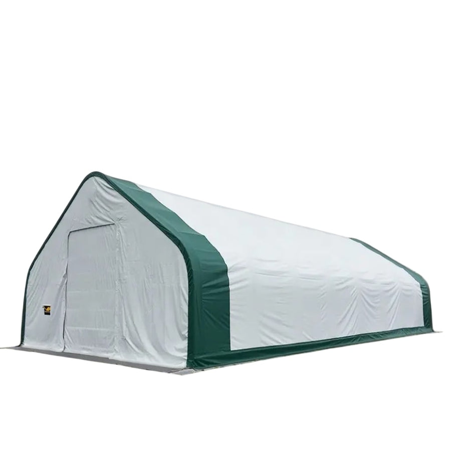 Double Truss Storage Shelter 30x40x20ft Winch Doors 300g PE